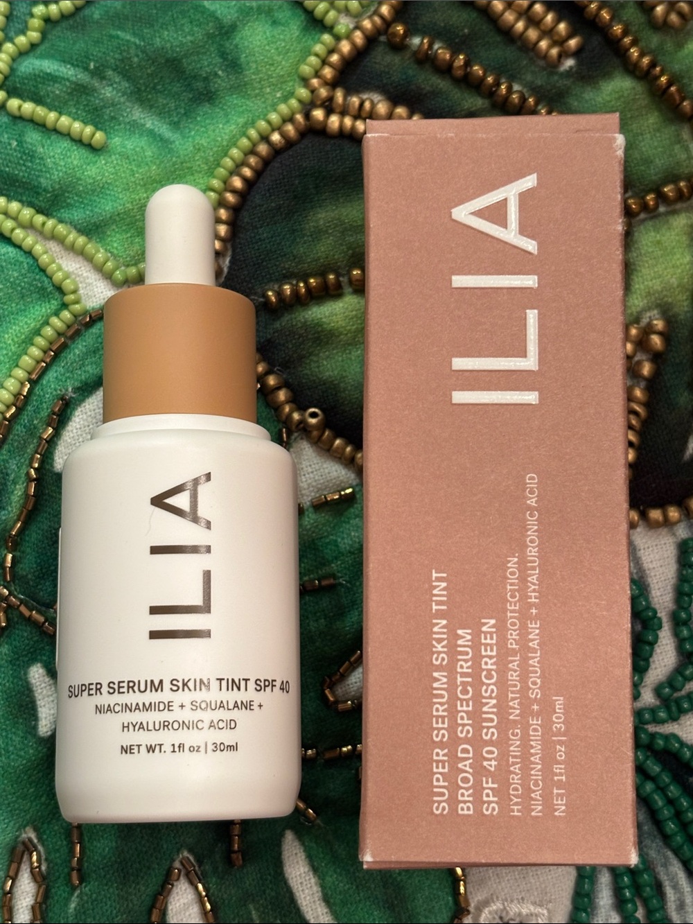 ILIA Super Serum Skin Tint SPF 40 Sunscreen Bom Bom ST5 Hydrating Foundation